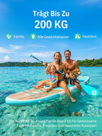Aufblasbares Stand Up Paddle Board SUPNPFR320 320 cm 200 kg mit Kajaksitz Paddel Pumpe und Rucksack