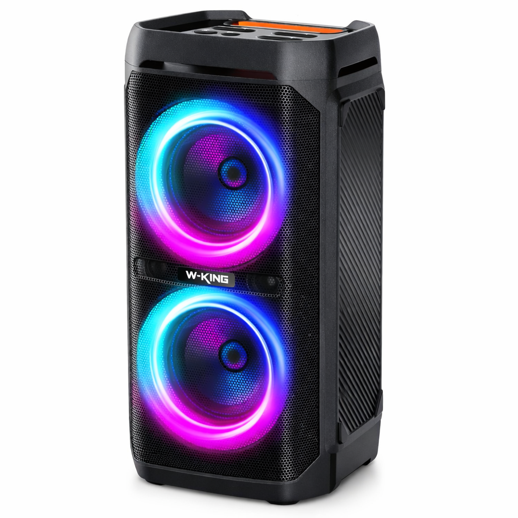 Bluetooth Lautsprecher 240W Max T11 IPX6 115dB Subwoofer RGB Licht Mikrofon Gitarren Eingang für Party