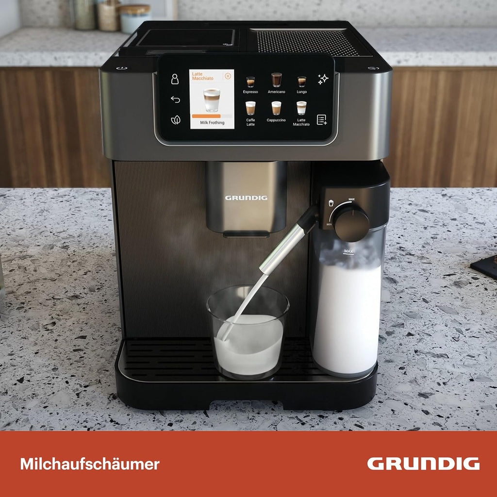 Kaffeevollautomat KVA 8230 18 Kaffeespezialitäten Cold Brew 19 Bar 1350 W externer Milchbehälter 2L Wassertank