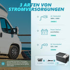 Kompressor Kühlbox 18L mit App Steuerung Auto Kühlschrank tragbar 12V 24V DC 100-240V AC Camping Reisen Outdoor