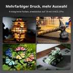 3D Drucker Kobra X Multi Color 600 mm/s FDM Drucker mit 4 Farben Fernsteuerung und adaptiver Extrusion
