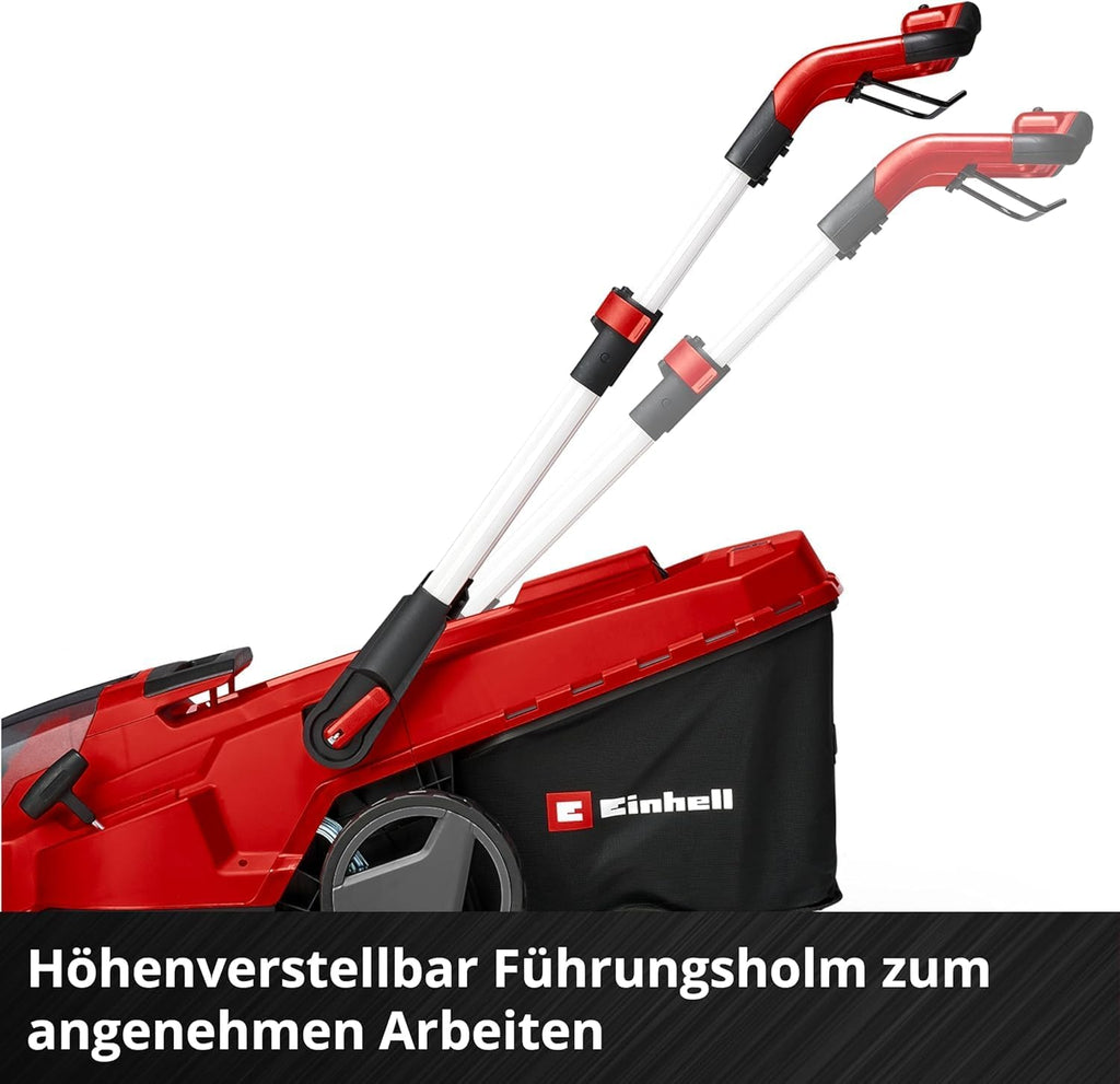 Akku-Rasenmäher RASARRO 36/42 Kit 36V 42 cm Schnittbreite für bis zu 725 m² Brushless Motor mit 2x 5,2 Ah Akku und Twincharger