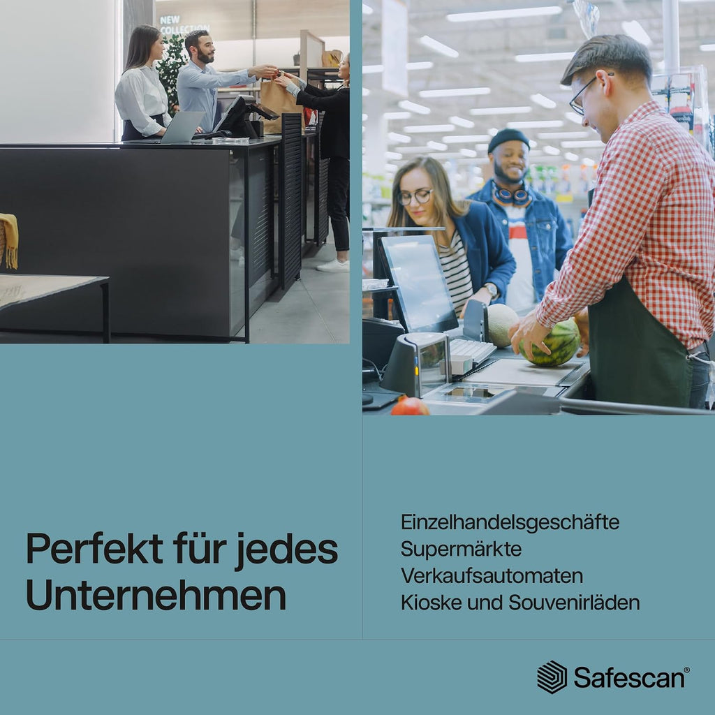 Münzzähler und Münzsortierer 1250 für Euro-Münzen mit automatischer Zählfunktion und Sortierung nach Stückelung