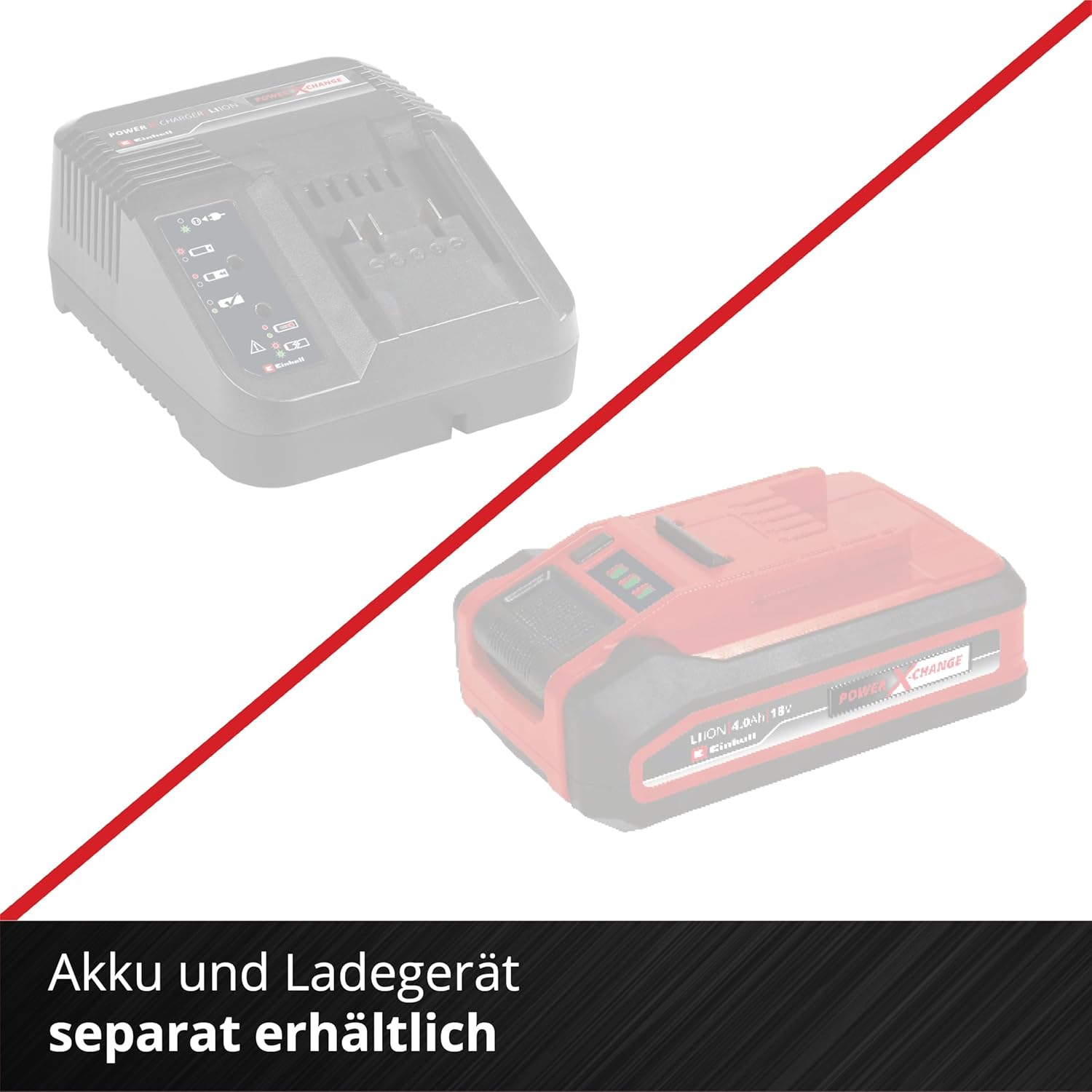 Akku-Sense GP-BC 36/430 Li BL 43 cm Schnittbreite 36 V Brushless Doppelfaden 3-Zahn-Messer ohne Akku