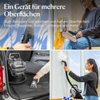 Polster- und Teppichreiniger Nasssauger mit Dampf HydroSteam 1000W Modell 3689N 1,9L Tank für Sofa Auto Teppich