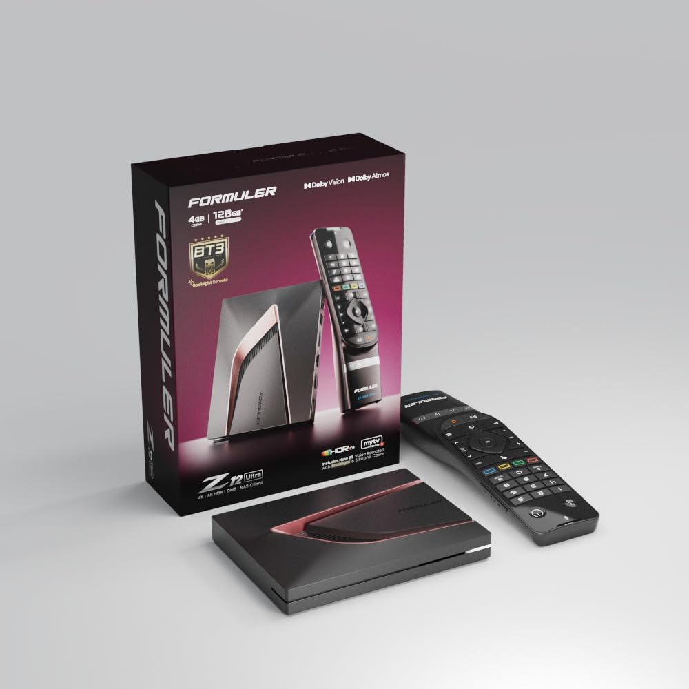 4K Streaming Media Player Z12 Ultra Android 12 WiFi 6E 4GB RAM 128GB Speicher Sprachfernbedienung