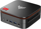 Mini PC AMD Ryzen R2544 Windows 11 Pro 8GB 256GB SSD 4K Triple Display WiFi 5 BT Gigabit LAN AK1PRO