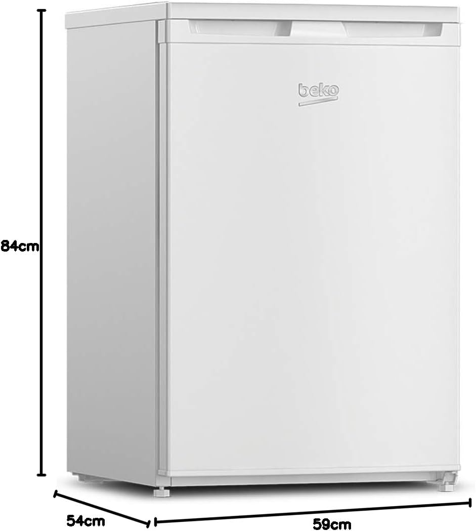 Tischkühlschrank mit Gefrierfach 114 l 4 Sterne 101 l Kühl 13 l Gefrier MinFrost wechselbarer Türanschlag