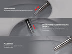 Bidet-Toilettensitz J430R mit Fernbedienung Selbstleerendem Wassertank und Energiesparfunktion