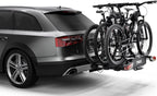 Faltbarer Fahrradträger EasyFold XT 933100 für 2 Fahrräder mit 60 kg Traglast aus Aluminium Schwarz