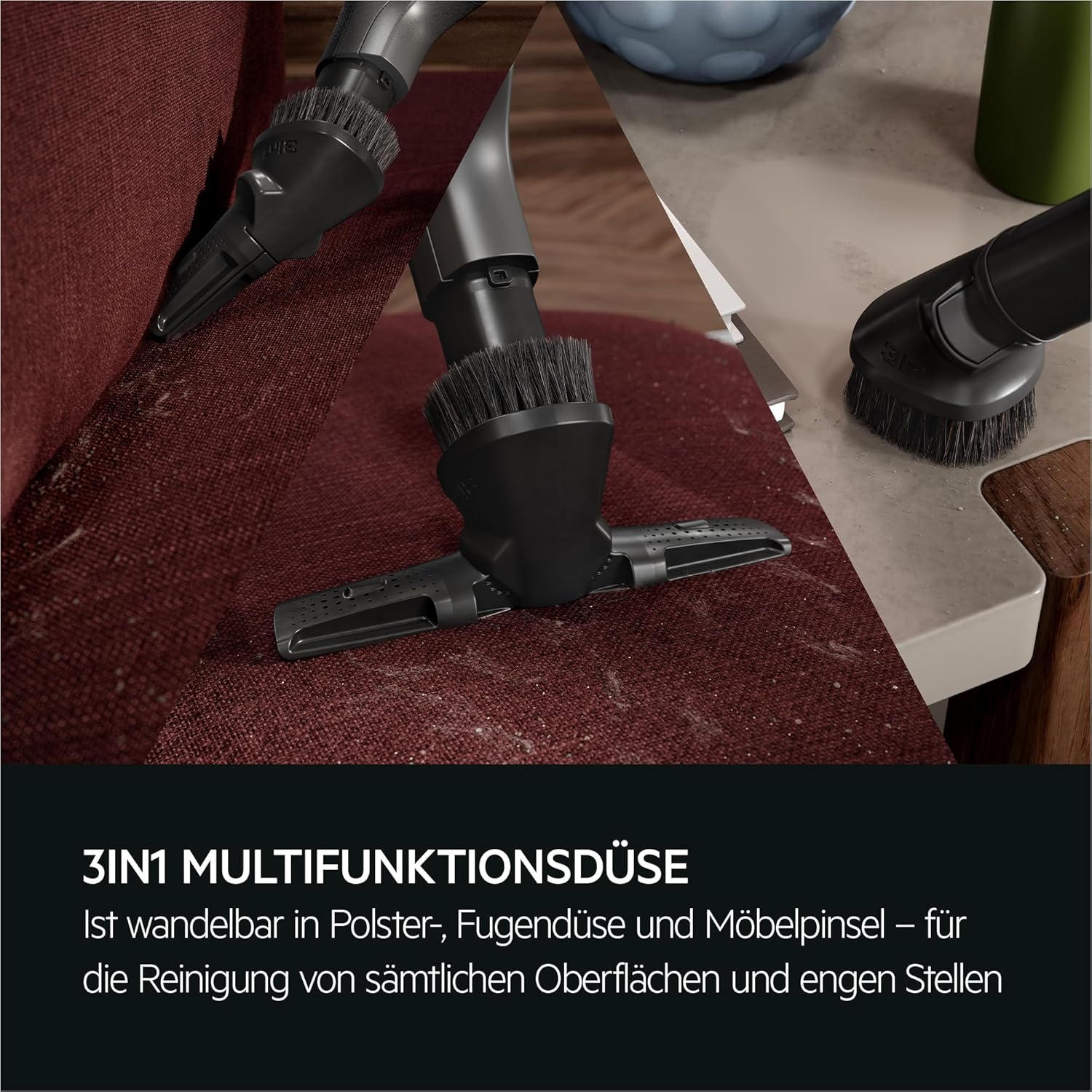 Staubsauger mit Beutel Animal 8000 AB81A2DG 5L HEPA-Filter Auto-Modus 12m Aktionsradius Tierhaardüse LED-Bodendüse