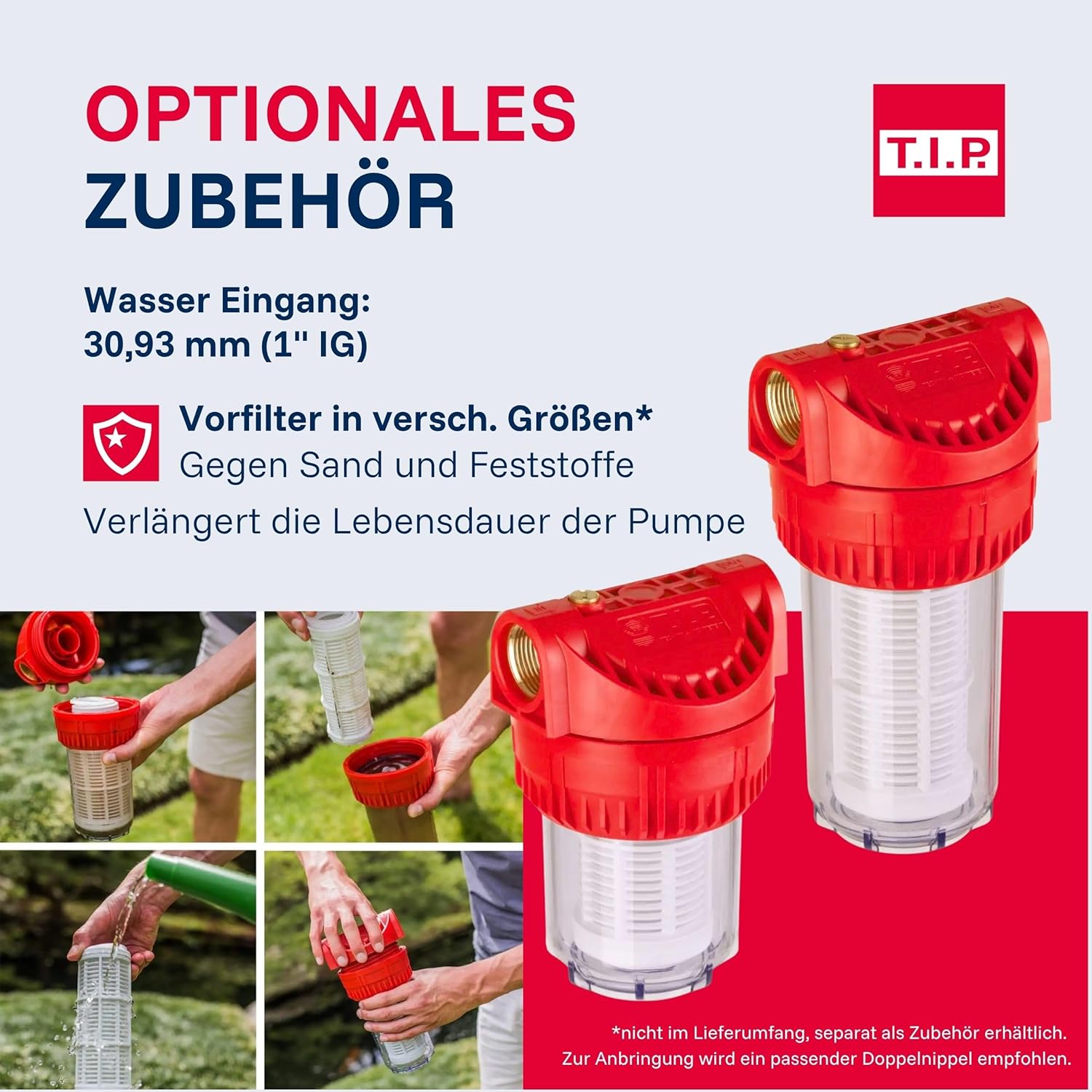 Hauswasserwerk HWW 4500 INOX 1200W 4350 l/h 50m Förderhöhe 5 bar 22L Edelstahl-Druckkessel mit Manometer