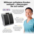 Elektrisches Fußmassagegerät mit Gehsimulation 10 Vibrationsstufen Infrarot-Wärme 30–50 °C inkl Trainingsbänder