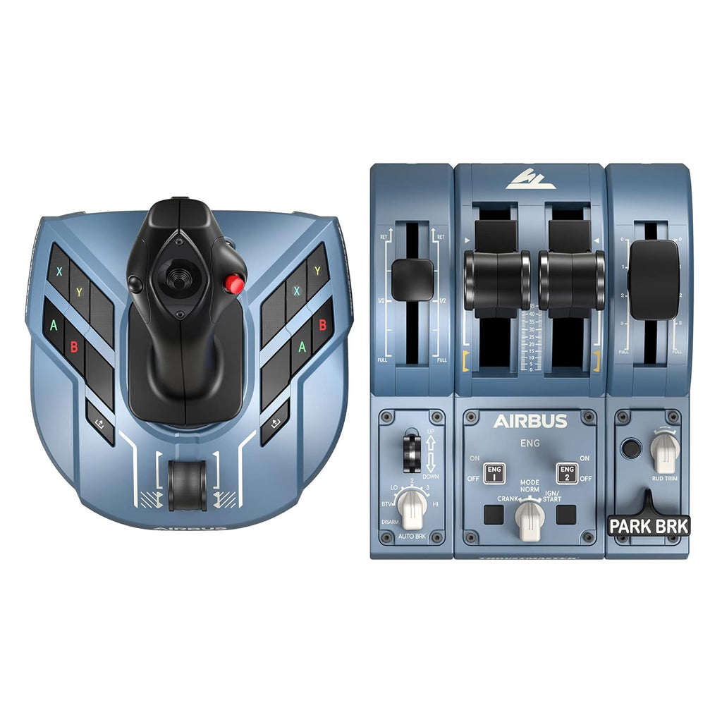 Flugsimulator Steuerung TCA Captain Pack X Airbus Edition Sidestick Schubhebel Quadrant A320 kompatibel Xbox Series X S PC