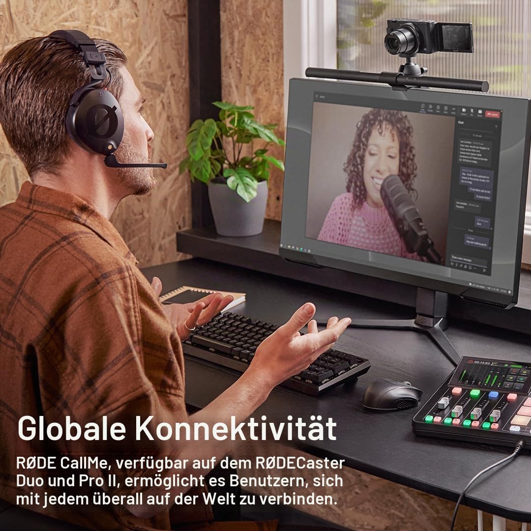 Audio Produktionssystem RØDECaster Duo RC Duo 4-Kanal Mixer mit USB-C Bluetooth Wi-Fi Dual USB und Touchscreen