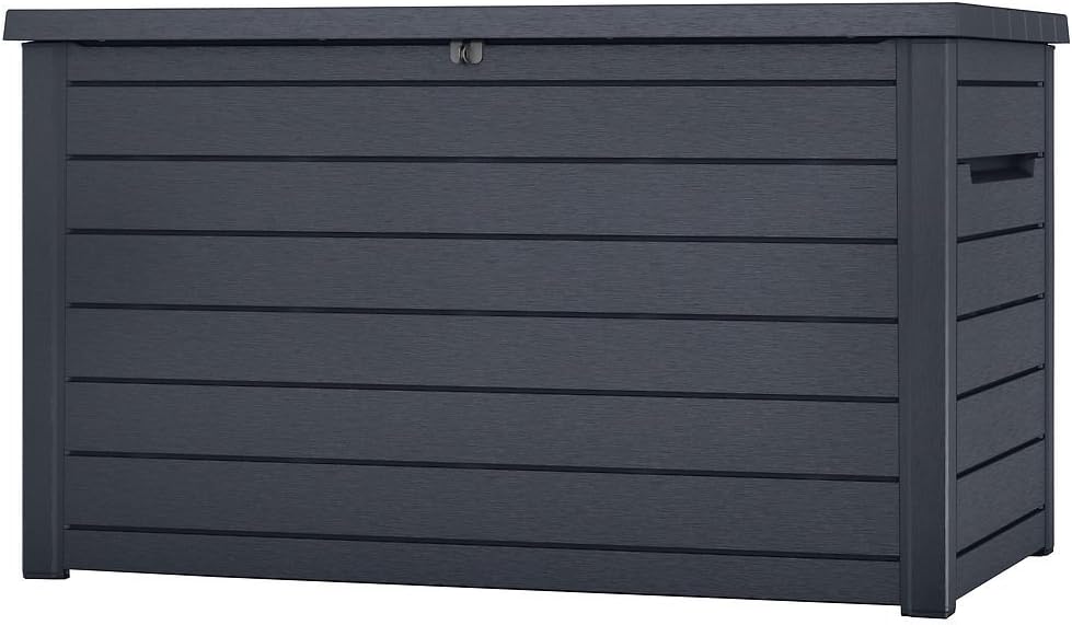 Auflagenbox Goliath XXL 870L Kunststoff Kissenbox 147x86x83 cm wasserdicht mit Belüftung Deckel 50 kg belastbar