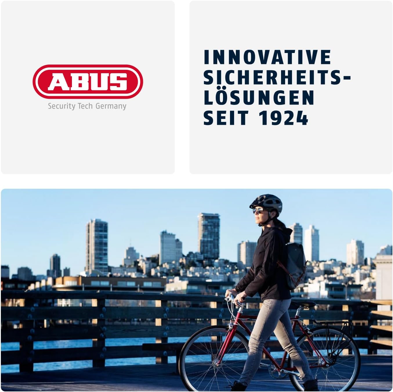 Bügelschloss 2500/165HB230 Sicherheitslevel 15+ mit 20 mm gehärtetem Stahl USH2500 Halterung und 2 Schlüsseln