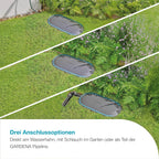 Schlauchbox RollUp M 20 m automatische Aufrollfunktion unterirdische Installation 18650-20 wetterfest 11 mm Schlauch