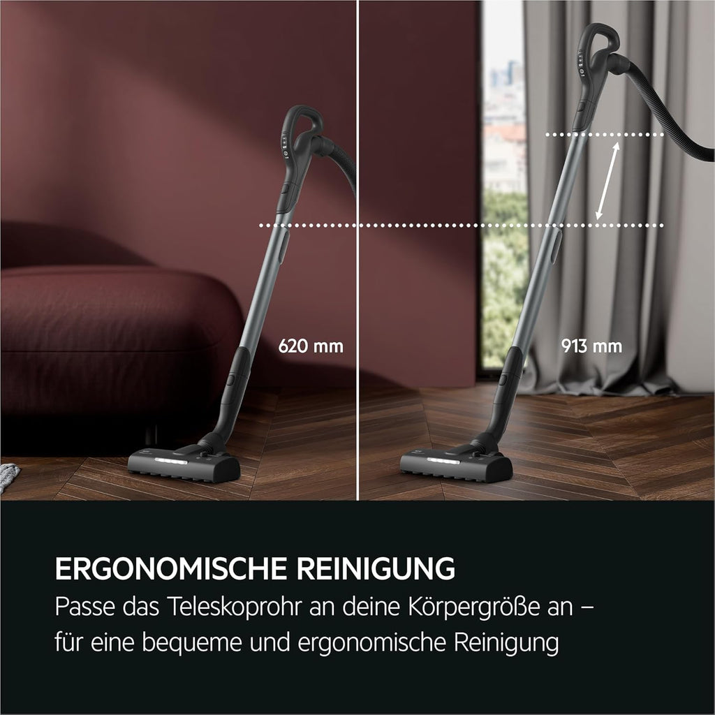 Staubsauger mit Beutel Animal 8000 AB81A2DG 5L HEPA-Filter Auto-Modus 12m Aktionsradius Tierhaardüse LED-Bodendüse