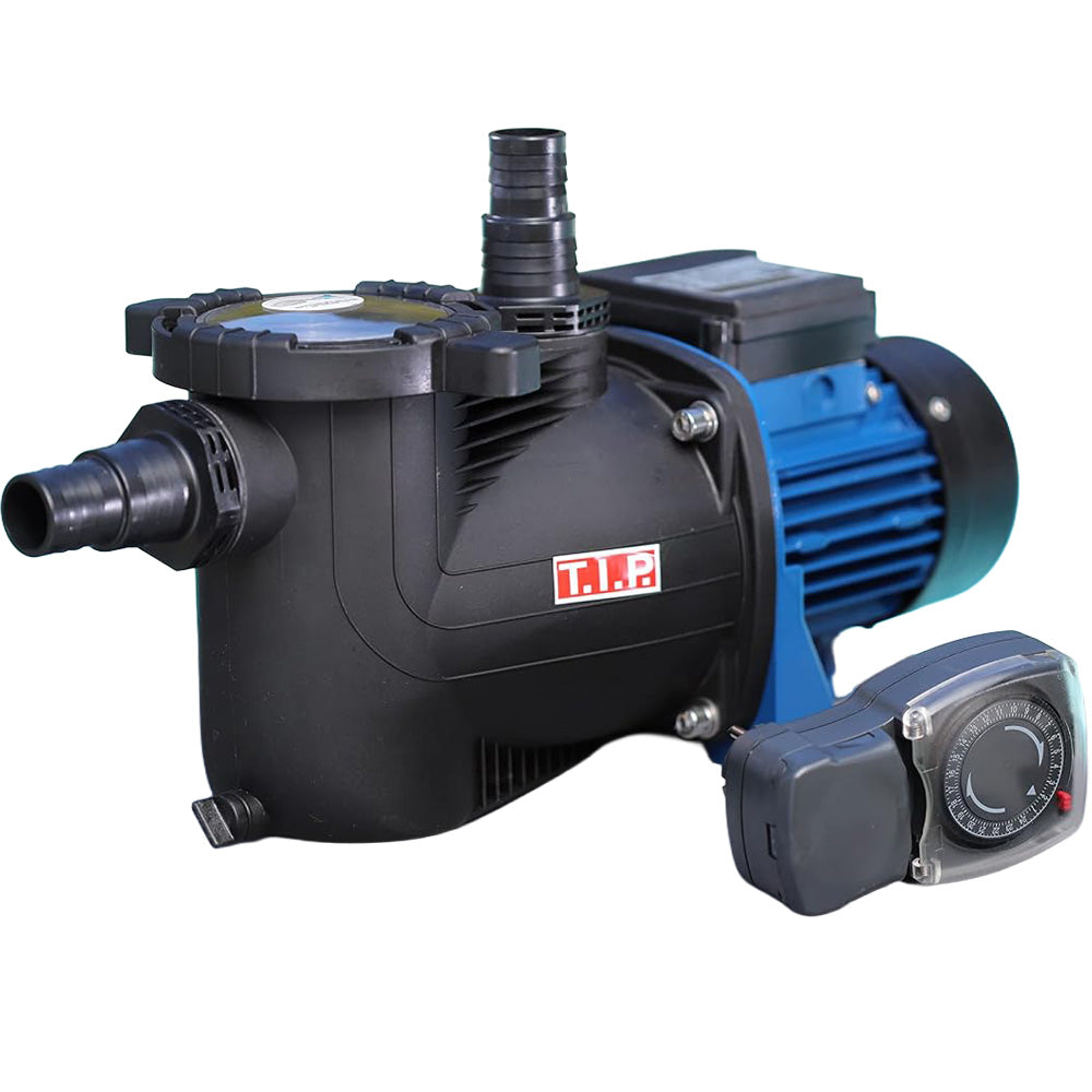 Poolpumpe mit Vorfilter SPP 600 FT 13000 l/h Fördermenge für Pools bis 40 m³ 600 W selbstansaugend mit Timer