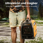 Inverter Stromgenerator MXR3500 3300W Benzin 4-Takt mit 230V Steckdosen USB Anschluss und Eco-Modus