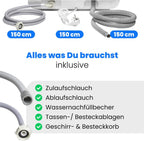 Tischgeschirrspüler mit Tank TSG 5702 6 Programme 3 Maßgedecke 5 Liter Kapazität 58 dB freistehend ohne Wasseranschluss nutzbar