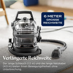 Polster- und Teppichreiniger Nasssauger mit Dampf HydroSteam 1000W Modell 3689N 1,9L Tank für Sofa Auto Teppich