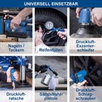 Druckluft Kompressor HC53DC 50L 10 Bar 2200W 412 L/min Doppelzylinder ölgeschmiert Druckminderer