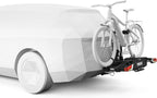 Faltbarer Fahrradträger EasyFold XT 933100 für 2 Fahrräder mit 60 kg Traglast aus Aluminium Schwarz