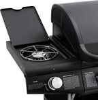 Gasgrill Grillwagen 4+1 Brenner RED 4 Hauptbrenner 1 Seitenkocher Edelstahl Grillfläche 61x42cm freistehend Schwarz