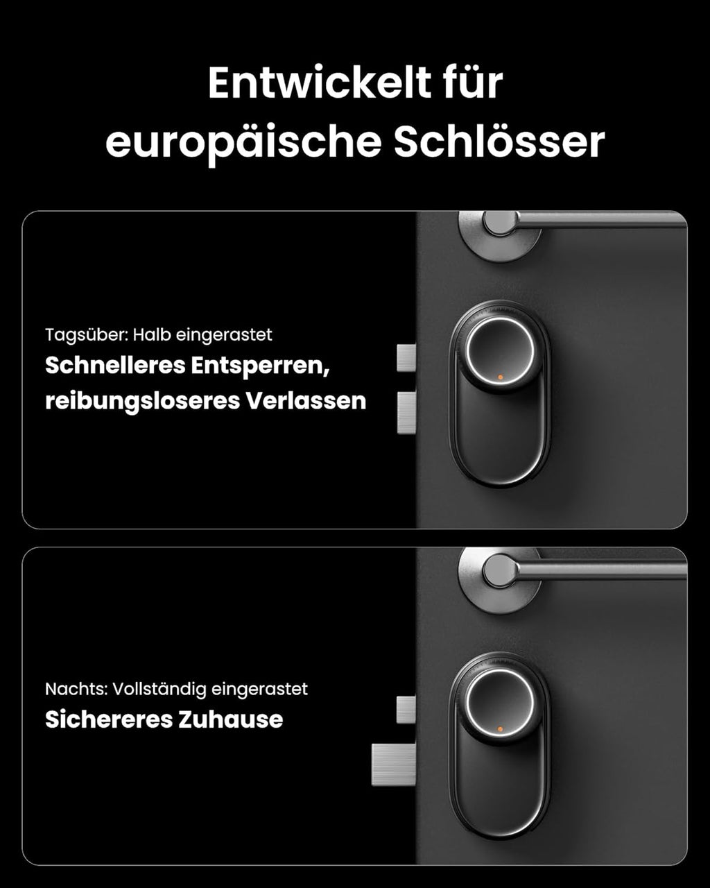 Smart Türschloss Lock Ultra mit Keypad Fingerabdruck WiFi Matter elektronischem Riegel und App Steuerung