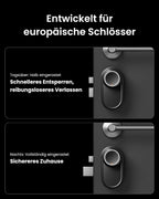 Smart Türschloss Lock Ultra mit Keypad Fingerabdruck WiFi Matter elektronischem Riegel und App Steuerung