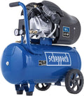 Druckluft Kompressor HC53DC 50L 10 Bar 2200W 412 L/min Doppelzylinder ölgeschmiert Druckminderer