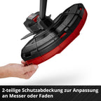 Akku-Sense GP-BC 36/430 Li BL 43 cm Schnittbreite 36 V Brushless Doppelfaden 3-Zahn-Messer ohne Akku