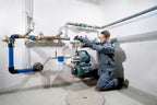 Hauswasserwerk Edelstahl 600975000 1300 W 6000 l/h 55 m Förderhöhe mit 24 L Druckkessel