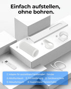 Mobile Klimaanlage mit Abluftschlauch 55 dB 5-in-1 Kühl und Entfeuchtungsfunktion inklusive Fensterabdichtung