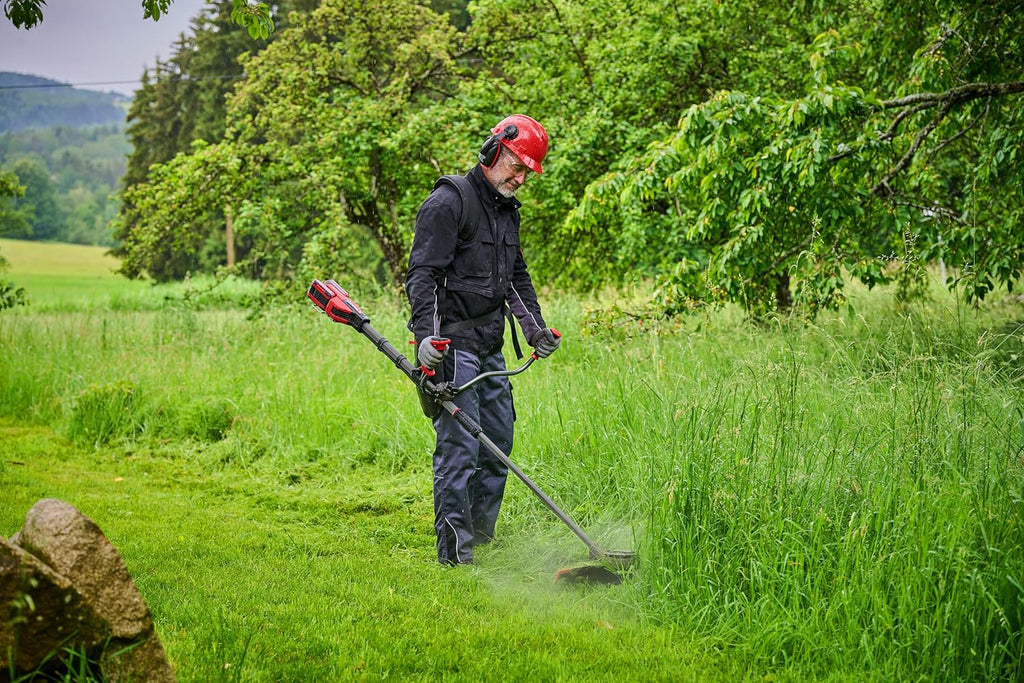 Akku-Sense GP-BC 36/430 Li BL 43 cm Schnittbreite 36 V Brushless Doppelfaden 3-Zahn-Messer ohne Akku