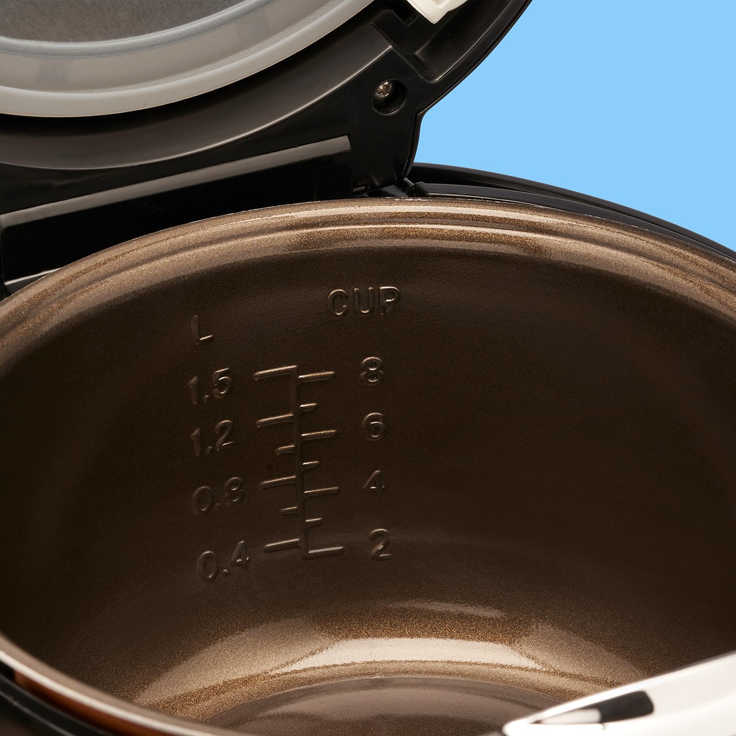 Digitaler Reiskocher und Dampfgarer Multikocher 1,5 L 12 Programme Warmhaltefunktion Timer Keramik Innentopf