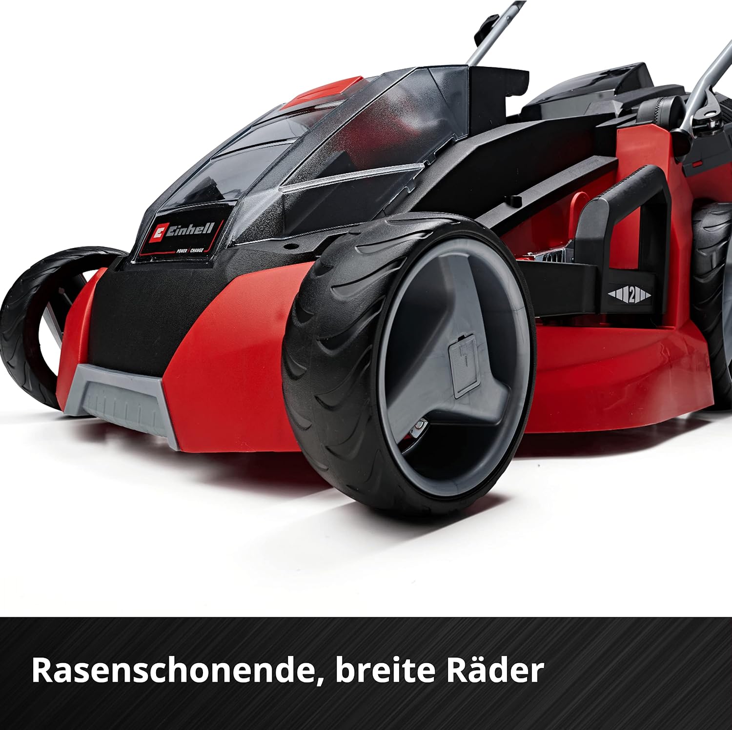 Akku Rasenmäher GE-CM 43 Li M 43 cm 36V Brushless 600 m² 63L Fangkorb 2x Akku 2x Ladegerät Mulchfunktion