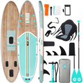 Aufblasbares Stand Up Paddle Board SUPNPFR320 320 cm 200 kg mit Kajaksitz Paddel Pumpe und Rucksack