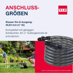 Gartenpumpe Edelstahl GP 5000 INOX 1200W 5000 l/h 45 m Förderhöhe 4,5 bar selbstansaugend Jet-System