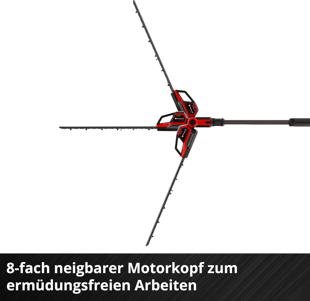 Akku Teleskop Heckenschere 18V 50 cm Schnittlänge 25 mm Zahnabstand GP-HH 18/50 Li T BL
