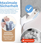 Rausfallschutz Bettgitter Set PS_1313 für Boxspringbett und Familienbett 180x200 cm 3 Bettgitter mit Zwischenraumschutz