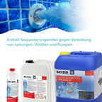 Pool Flüssigchlor SW538-2022 4 x 25 kg mit 13–15 % Aktivchlorgehalt