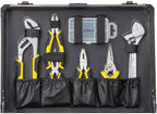 Werkzeugkoffer Set 142-teilig mit Handwerkzeugen und Aluminium Transportkoffer STMT98109-1