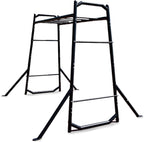 Garten Klettergerüst Metall Kletterleiter mit Bodenverankerung 265 x 112 x 222 cm belastbar bis 200 kg pulverbeschichtet Outdoor Training
