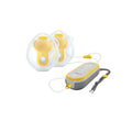 Elektrische Doppelmilchpumpe Freestyle Hands Free App Verbindung tragbar 24 dB Akku betrieben inkl Auffangschalen