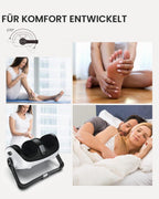 Fußmassagegerät mit Wadenmassage und Wärmefunktion 19,5 cm Fußkammer Fernbedienung Timer EU 48,5
