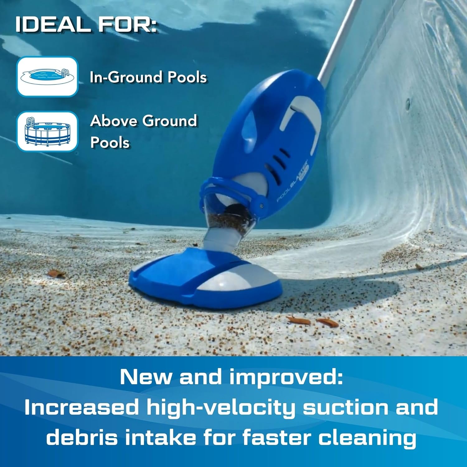 Poolstaubsauger kabellos Max Li Gen 2 30160ML Handreiniger für Pool und Spa P30 Motor Akku betrieben