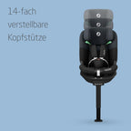 Kindersitz 360 Grad drehbar Emerald 360 S i-Size 40–150 cm ISOFIX 4 Liegepositionen G-CELL Seitenaufprallschutz